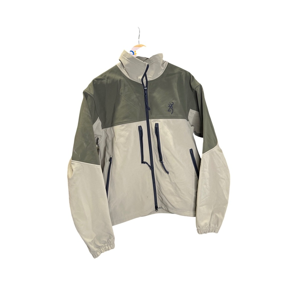 Browning Two-Tone Olive & Tan Windbreaker Jacket